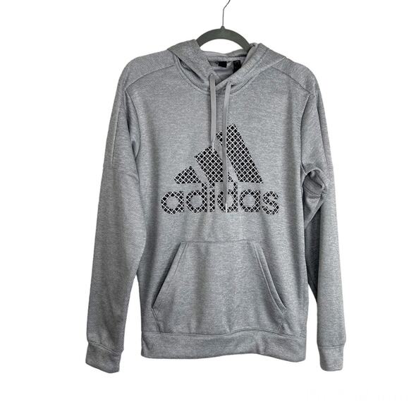 Adidas Men’s Climawarm Hoodie Sweatshirt Small Gray - Picture 7 of 7